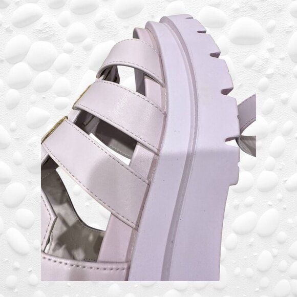 Light Purple LUANNA Platform Plastic Sandals NWT Size: 8 - Picture 6 of 8